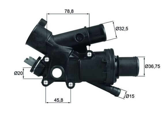 Mahle Original TH 43 83 Thermostaat