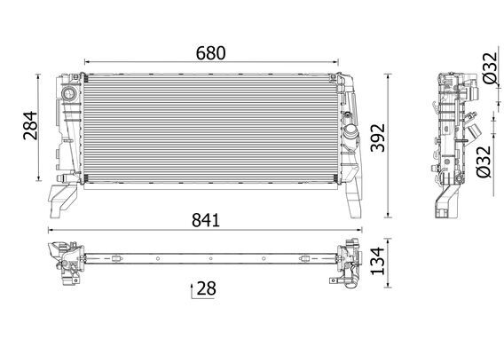 Mahle Original CR 2763 000P Radiateur