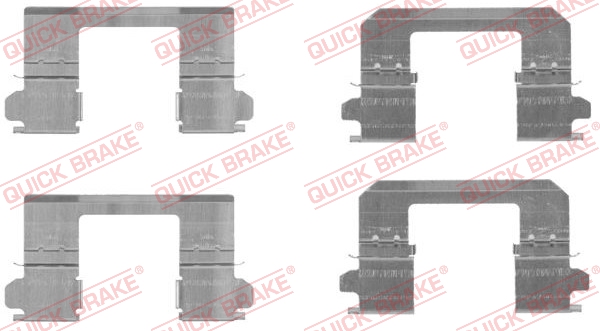 Quick Brake 109-1736 Rem montageset