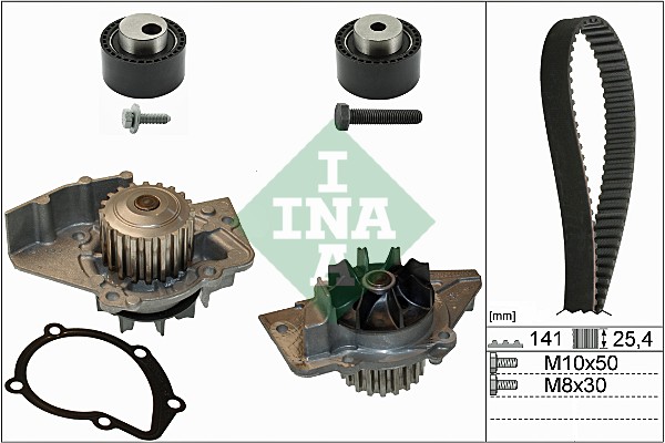 Ina 530 0111 30 Distributieriem kit incl.waterpomp