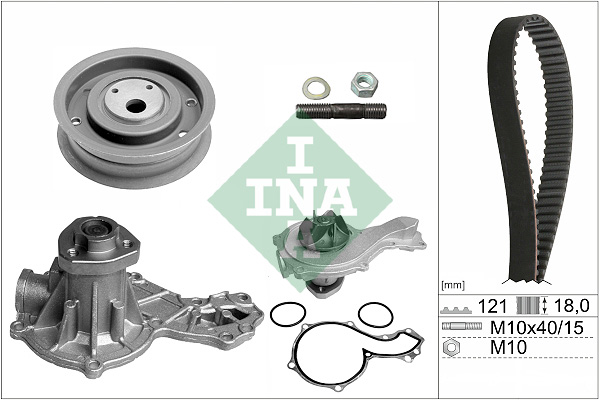Ina 530 0162 30 Distributieriem kit incl.waterpomp
