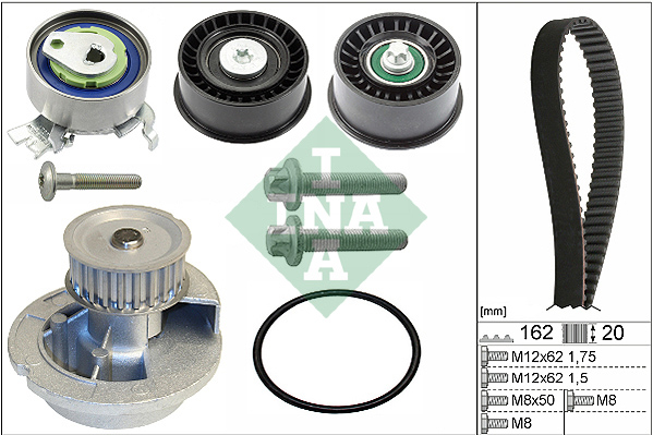 Ina 530 0441 31 Distributieriem kit incl.waterpomp