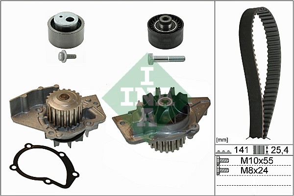 Ina 530 0470 30 Distributieriem kit incl.waterpomp