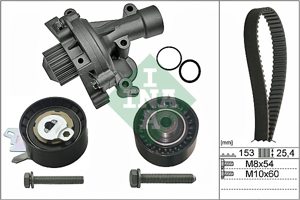 Ina 530 0471 30 Distributieriem kit incl.waterpomp