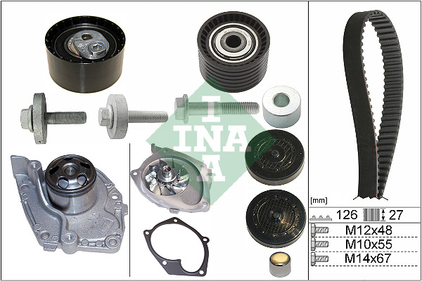 Ina 530 0638 30 Distributieriem kit incl.waterpomp