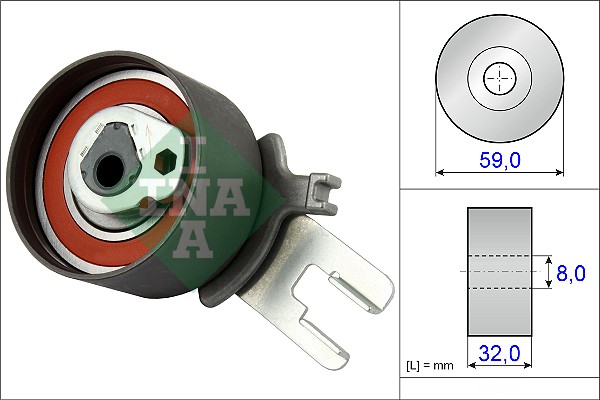 Ina 531 0859 10 Spanrol distributieriem