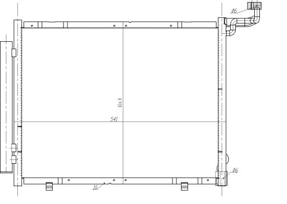 Airco condensor – NRF – 350482 online kopen