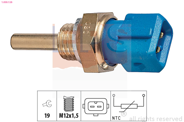EPS 1.830.128 Water-/koelvloeistoftemperatuursensor