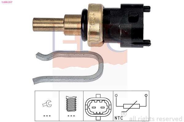 EPS 1.830.357 Water-/koelvloeistoftemperatuursensor
