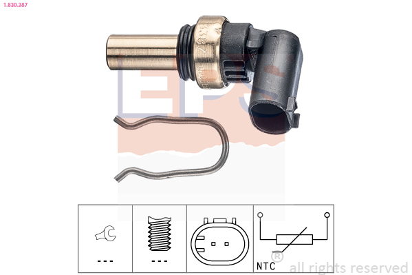 EPS 1.830.387 Water-/koelvloeistoftemperatuursensor