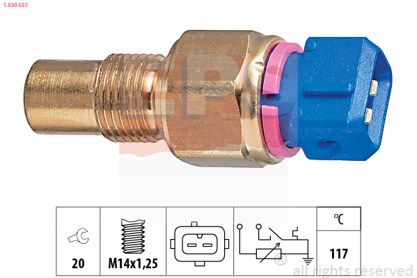 EPS 1.830.553 Water-/koelvloeistoftemperatuursensor