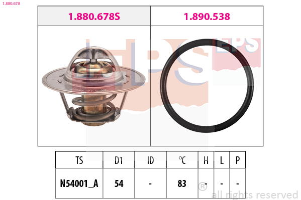 EPS 1.880.678 Thermostaat