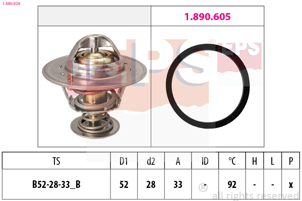 EPS 1.880.928 Thermostaat
