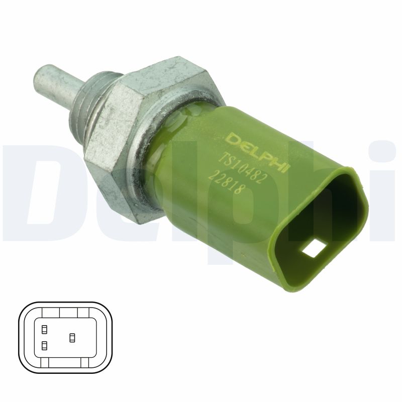 Delphi TS10482 Water-/koelvloeistoftemperatuursensor