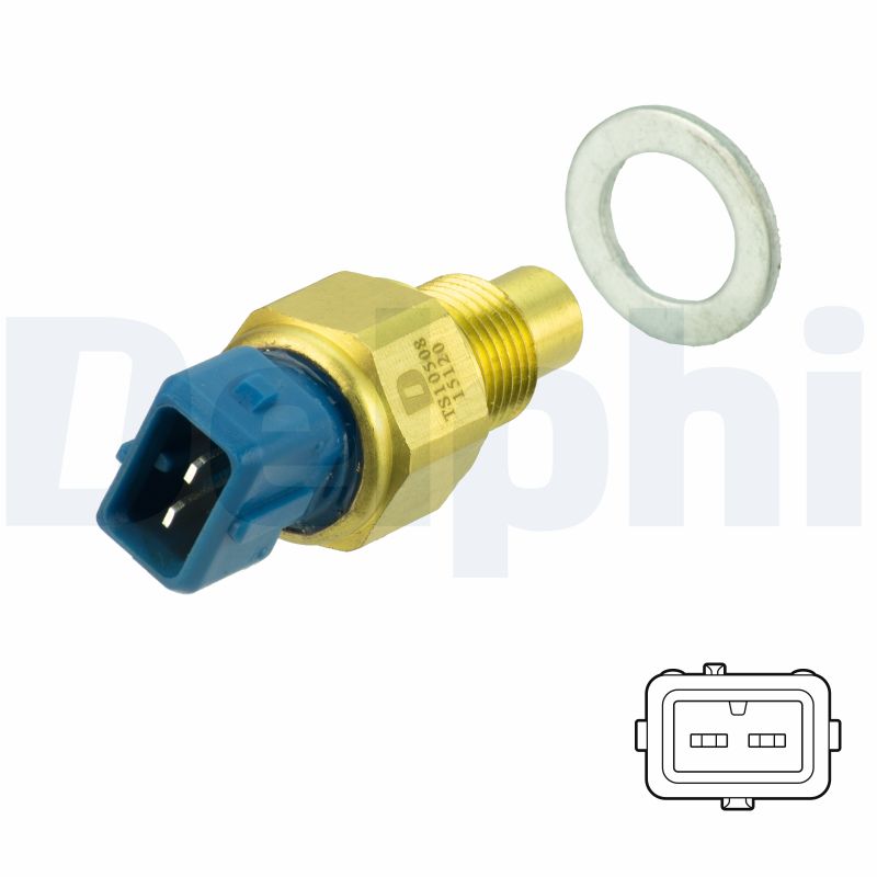 Delphi TS10508 Water-/koelvloeistoftemperatuursensor