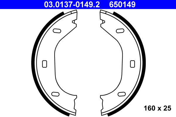 ATE 03.0137-0149.2 Remschoenset (blokkenset) handrem