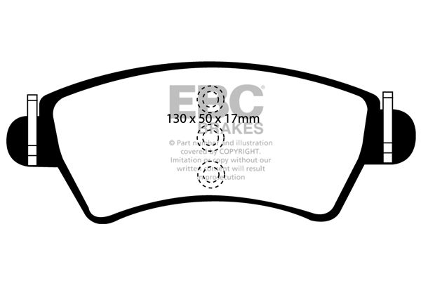 EBC Brakes DP41234R Remblokset