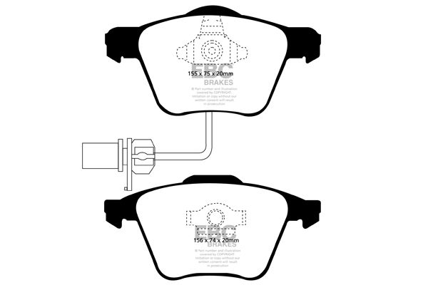 EBC Brakes DP1495 Remblokset