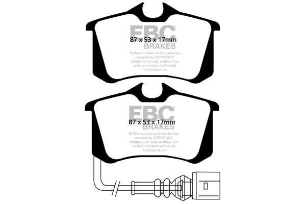 EBC Brakes DP41497R Remblokset