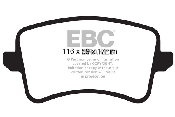EBC Brakes DP41988R Remblokset