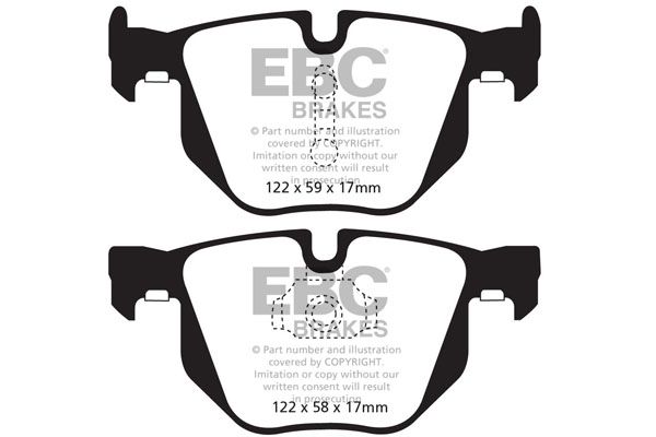EBC Brakes DP42009R Remblokset