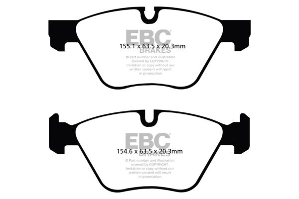 EBC Brakes DP42077R Remblokset