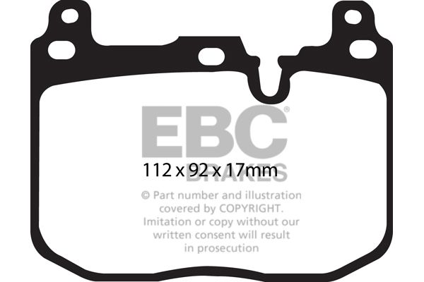 EBC Brakes DP42130R Remblokset
