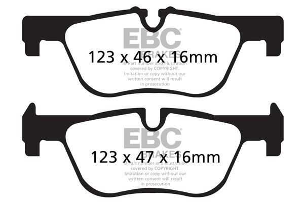 EBC Brakes DP22132 Remblokset