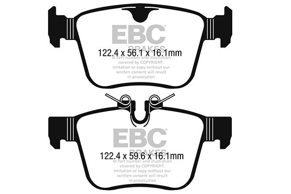 EBC Brakes DP42246R Remblokset