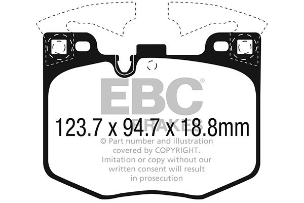 EBC Brakes DP22302 Remblokset